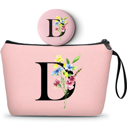 Picture of SEAMOON Women Gifts for Birthday,Unique Gifts for Women,Teenage Girl Gifts,Sister Gifts,Friends Gifts,Makeup Bag with Mirror,Birthday Gifts for Friends Female,Personalized Gifts,Christmas Gifts,D