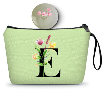 Picture of SEAMOON Gifts for Women Birthday Unique,Makeup Bag,Maid of Honor Gifts,Friendship Gifts for Women,Sister Birthday Gifts from Sister,Bridesmaid Bride Cosmetic bag with Mirror,E