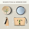 Picture of SEAMOON Gifts for Mom Birthday,Initial Gifts,Monogram Gifts,Gifts for Friends,Makeup Bag with Mirror,Bride to be Gifts,Sisters Gifts from Sister,Womens Gifts Unique,Personalized Gifts,T