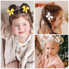 Picture of Oaoleer Butterfly Hair Clips, 10PCS Mini Satin Hair Bow Colorful Barrettes for Baby Girls Women Halloween Cosplaying Party Decor (2")