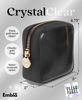 Picture of Embla Clear Cosmetic Bag Makeup Bag, Clear Zipper Pouch Cosmetics Bags Cute Womens Make Up Pouches, Clear Toiletry Travel Bag Tote, Preppy Purse Cosmetic Organizer Mini Makeup Bags, Black Mini