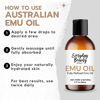 Picture of Pure Australian Emu Oil - All Natural 6X Refined for Face, Skin and Hair - Highly Effective Hydration for Sensitive Skin and Hair Growth - Perfect for Scars and Blemishes - 2 Fl Oz