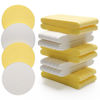 Picture of 120 Pcs Facial Sponge Compressed, Luxiv Face Cleansing Sponge Estheticians Compressed Makeup Facial Sponge Round Wash Face Sponges for Women Compress Exfoliating Removal Sponge (Yellow+White)