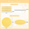 Picture of 120 Pcs Facial Sponge Compressed, Luxiv Face Cleansing Sponge Estheticians Compressed Makeup Facial Sponge Round Wash Face Sponges for Women Compress Exfoliating Removal Sponge (Yellow+White)