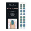 Picture of MelodySusie 30PCS Semi Cured Gel Nail Strips (Chrome)- Works with Nail lamp, Salon-Quality, Long Lasting, Easy to Apply & Remove - Includes 2 Prep Pads, Nail File & Wooden Stick