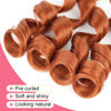 Picture of WIPPORYA French Curly Braiding Hair 12 Inch 6 Packs Black Loose Wave Bouncy Crochet Hair Pre Stretched 50g/pack Yaki Curly Braiding Hair for Black Women Hair Extensions (12inch #350(pack of 6))