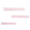 Picture of Short Square Press on Nails Glossy Nude Pink Valentine’s Day Fake Nails Small White Heart Design False Nails Full Cover Acrylic Glue on Nails Cute Stick on Nails for Women Valentines Manicure 24Pcs