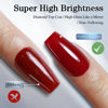 Picture of Double Rhythm 2 Pcs 15ML No Wipe Gel Top Coat and Base Coat Set Clear Glossy Gel Polish Kit Soak Off LED (Base and Top Coat)