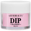 Picture of Dip Powder Nude Pink Color, AZUREBEAUTY Nail Dipping Powder French Nail Art Starter Manicure Salon DIY at Home, Odor-Free and Long-Lasting, No Needed Nail Lamp Curing, 1 Oz
