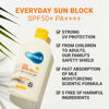 Picture of Derma B Everyday Sun Block Large Size Sunscreen SPF50+ PA++++ 6.71 Fl Oz, 200ml Fast-Absorbing Lightweight SPF Moisturizer, Facial Body Non-Sticky for Dewy Skin, Korean Protection Lotion