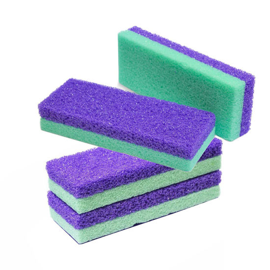 Picture of Karlash Professional Pedicure Foot Pumice Stone for Feet Skin Callus Remover and Scrubber for Dead Skins 2 Sided (Pack of 3)