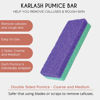 Picture of Karlash Professional Pedicure Foot Pumice Stone for Feet Skin Callus Remover and Scrubber for Dead Skins 2 Sided (Pack of 3)