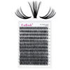 Picture of Lash Clusters Individual Lashes Cluster Mixed Tray D Curl Lash Clusters DIY Eyelash Extensions Individual Cluster Lashes Self-application at Home (40D-0.07D,12-18mm)