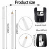 Picture of 2 Pieces White Nail Pencil and Pencil Sharpener Set, 2 In1 Nail Whitening Under French Fingernail with Cuticle Pusher and Handheld Sharpener for DIY Art Manicure Supplies