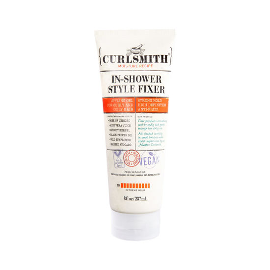 Picture of CURLSMITH - In-Shower Style Fixer - Vegan Extreme Hold Styling Gel for Dry, Wavy, Curly or Coily Hair (8oz)