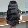 Picture of BEEOS 13x4 Full Frontal HD Lace Wig Pre Plucked, 0.10mm Ultra-thin HD Lace 180% Density Body Wave Vivid Clean Hairline Bleached Knots Brazilian Human Hair Wig 26 Inch