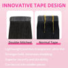 Picture of FUOTONBUTY Tape in Hair Extensions Human Hair Ombre Natural Black to Ice Grey 12 inch 20 pcs/40g Double Stitched Real Human Hair Extensions Lightweight Invisible Thick Ends Tape in Hair Piece