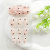 Picture of Valentine's Day Press on Nails Medium Square Fake Nails with Rhinestone Designs Glossy Glue on Nails Black Love Heart False Nails Nude Stick on Nails for Women 24Pcs