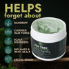 Picture of Tea Tree Scalp Scrub | Antifungal Itchy Scalp Treatment with Tea Tree Oil, Quartz Powder & Sea Salt | Gently Exfoliates, Relieves Dryness, Fights Dandruff, Promotes Healthy Hair Growth & Scalp Relief