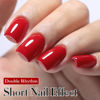 Picture of Double Rhythm 15ML Gel Polish Jelly Sheer Pastel Light Milky Color 1 PC 0.53 OZ Bottle UV Nail Polish Art Salon at Home for Women (Maroon Red-B-A1399)
