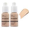 Picture of 2 Pack PHOERA Foundation,Matte Oil Control Concealer Foundation Cream,PHOERA Long Lasting Waterproof Matte Liquid Foundation for Women Girls (102 Nude)