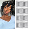 Picture of Perm Rods Set for Short Natural Hair 40pcs Gray Plastic Cold Wave Rods Hair Curling Rollers with Steel Pintail Comb Rat Tail DIY Hairdressing Tools（40pcs Gray）