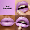 Picture of FOCALLURE Ultra Chic Metallic Lipstick,Rich Vitamin E Lip Crayon,Lightweight Shinning Color without Drying or Fading,Long Lasting Lips Makeup,#20 Lavender