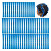 Picture of Perm Rods,60 pcs Small Size Hair Rollers for Natural Hair Long Short Hair Styling Tool Hair Curlers 0.35 inch Blue Color