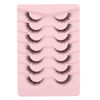 Picture of Gmagictobo Natural Lashes Short Wispy Cat Eye False Eyelashes Clear Band Fake Eyelashes Pack 7 Pairs Soft Strips Fake Eye Lashes