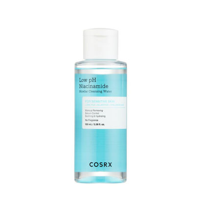 Picture of COSRX Low pH Niacinamide Micellar Cleansing Water Daily Mild Facial Cleansing Wash for Sensitive Skin, Sebum control, Korean Skin Care (3.38fl.oz/100ml)