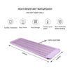 Picture of EIOKIT Silicone Heat Resistant Travel Mat for Hair Iron (1 Pack, Pink Mauve, 11 x 5.3 inches)