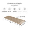 Picture of EIOKIT Silicone Heat Resistant Travel Mat Pouch for Hair Straightener, Crimping Iron, Curling Wand, Flat Iron, and Styling Tools