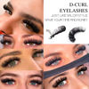 Picture of 3d Fluffy Russian Strip Lashes, D Curl Lash Strips, Natural False Lashes Mink, Fluffy Eyelashes Mink, Natural Wispies Mink Eyelashes, Wispy Fake Lashes, Faux Mink Eyelashes Natural Look(6 Pairs)