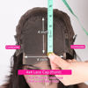 Picture of bangjazz Lace Front Wigs Human Hair Water Wave Wig 180% Density Brazilian Virgin Hair Pre Plucked with Baby Hair Wigs for Black Women Deep Water Wig 16 Inch Natural Color (16 Inch,Water Wave Wigs)