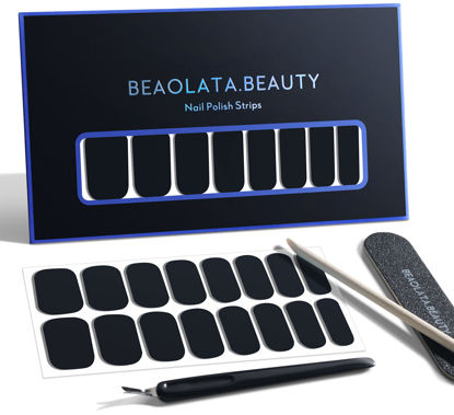 Picture of Beaolata Nail Polish Strips, 32 Nail Wraps, Nail Stickers, Gel Nail Strips, Easy Apply& Remove, Long Lasting, Safe for Nails, Salon Quality (Mystery Magician)