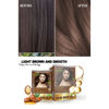 Picture of Herbishh Hair Color Shampoo for Gray Hair-Natural Hair Dye Shampoo with Argan Hair Mask-Travel size-Colors Hair in Minutes-Long lasting colour-10pack+1pack-Ammonia-Free (Light Brown)