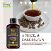 Picture of Organic Jamaican black Castor Oil (3.38 fl oz) USDA Certified, Traditional Handmade with Typical and Traditional roasted castor beans smell ,100% Pure black Castor Oil (No Additive, Non GMO)