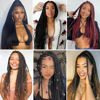 Picture of Black Braiding Hair Pre Stretched 12 Inch 8 Pack Braiding Hair Extensions Itch Free Soft Yaki Texture Hot Water Setting Synthetic Crochet Braids Hair For Women Girls (12Inch,1B)