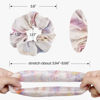 Picture of LILYSILK Silk Charmeuse Scrunchy -Ponytail Holder -Scrunchies For Hair - Silk Scrunchies For Women Soft Hair Care (Pink-Purple Watercolor)