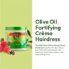 Picture of ORS Olive Oil Fortifying Cream Hair Dress Infused with Castor Oil for Strengthening 6 Ounce (Pack of 3)
