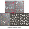 Picture of Fcozpjk Cherry Nail Stickers 5 Sheets Cherry Blossom Nail Decals Spring Summer Fruits Nail Decoration 5D Embossed Stickers for Nail Art Bows Stars Butterfly Flowers Nail Stickers Manicure Supplies