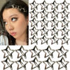 Picture of 30 PCS Star Hair Clips,20PCS 1.22"Star Hair Clip and 10 PCS 1.65"Star Hair Clips Snap Star Hair Accessories Non Slip Star Clips for Girls Women Y2K Accessories Silver Metal Hair Clips