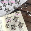 Picture of 30 PCS Star Hair Clips,20PCS 1.22"Star Hair Clip and 10 PCS 1.65"Star Hair Clips Snap Star Hair Accessories Non Slip Star Clips for Girls Women Y2K Accessories Silver Metal Hair Clips