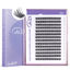 Picture of GAQQI Lash Clusters, GQ19 Individual Lashes 168pcs C Curl, DIY Lash Extension 12mm Length Only False Eyelash Clusters, Natural & Wispy Lash Wisps (GQ19,C Curl,12mm)