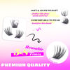 Picture of GAQQI Lash Clusters, GQ19 Individual Lashes 168pcs C Curl, DIY Lash Extension 12mm Length Only False Eyelash Clusters, Natural & Wispy Lash Wisps (GQ19,C Curl,12mm)