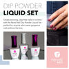 Picture of Revel Nail Dip Powder Liquid Set - Dip Powder Base Coat, Activator, Finish Gel & Gel Thinner, Dip Liquid Set, DIY Nail Kit