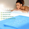 Picture of 31" x 71" Disposable Bed Sheets for Massage Table Waterproof Massage Table Sheet Soft Non Woven Fabric SPA Bed Cover Breathable for Massage Beauty Tattoos 50PCS (Blue)