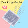Picture of MORGLES Silver Bobby Pins for Gray Hair 120PCS 2Inches Hair Pins for Women with Box