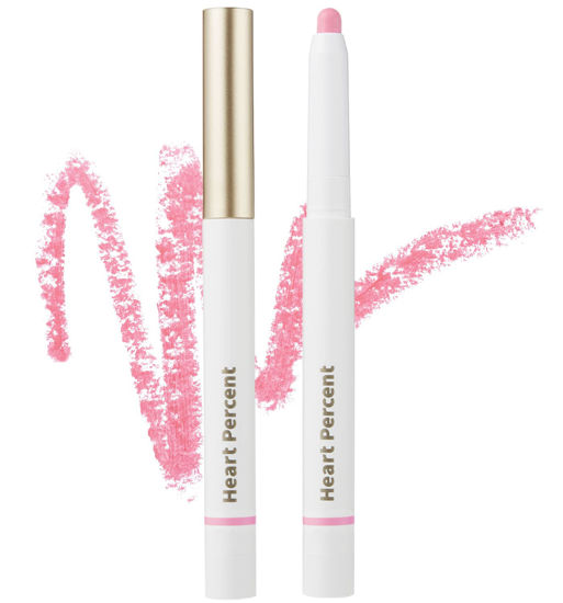 Picture of Heart Percent Dote On Mood Lip Pencil, Long-Lasting Creamy Lip Crayon Smooth Color Liner Retractable Lipstick Pencil 0.8g, #04. Strawberry Milk