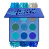 Picture of MAKI YIKA Blue Eyeshadow Palette for Women, Blue Eye Shadow 9 Color Matte Shimmer Glitter Eye Makeup Palette, Long Lasting & High Pigmented Eyes Makeup Palette (Blue)